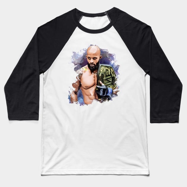 Demetrious Johnson is the real life "Mighty Mouse" Baseball T-Shirt by TheLaundryLady